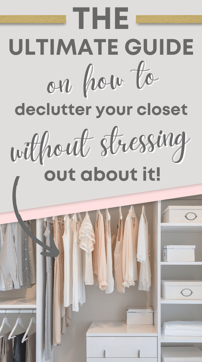 how to declutter your closet 